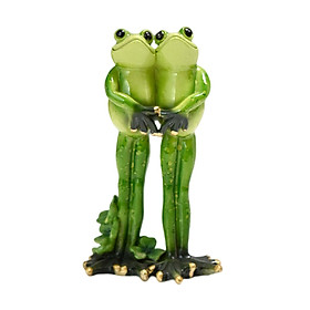 Frog Figurine Statue Decor Resin Sculpture for Birthday Gift Party Farmhouse