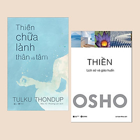 Combo Sách Tôn Giáo, Tâm Linh Thiền Chữa Lành Thân và Tâm + Thiền - OSHO -