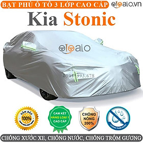 Bạt phủ xe ô tô Kia Stonic vải dù 3 lớp CAO CẤP BPXOT