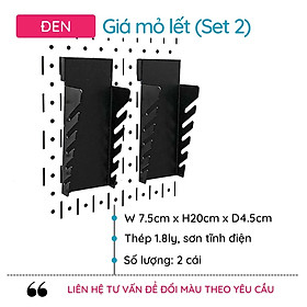 Bảng Pegboard Kim Loại & Phụ Kiện Móc Treo Dụng Cụ Cơ Khí Chuyên Nghiệp, Thương Hiệu SMLIFE