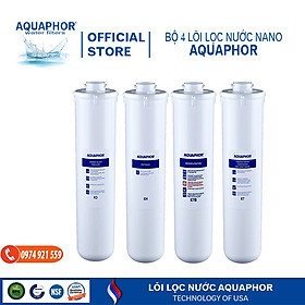 Mua Bộ lõi lọc nước số 1234 lõi K3-KH-K7B-K7 máy bình lọc nước Aquaphor 4 cấp Aquaphor Crystal Eco H của Mỹ