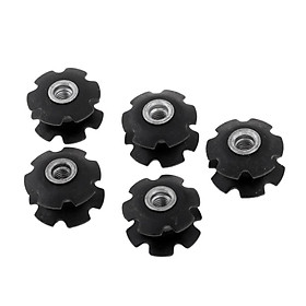 5 Pack Cycling Mountain Road Bike  Threadless Headset nut 1-1/8"