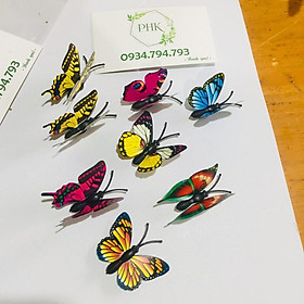 Mô hình 1 bướm trang trí handmade có nam châm size nhỏ