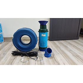 Mua Máy bơm tõm tạo oxy ao hồ công suất lớn máy bơm phun mưa trang trí ao hồ câu cung cấp oxy Máy bơm nước nổi sục khí oxy dạng hòa tan khắc phục tình trạng cá chết hàng loạt động cơ 0.75Kw 1.1Kw 1.5Kw 2.2Kw động cơ dây đồng