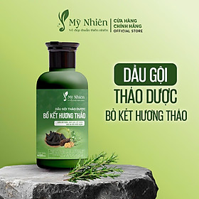 Dầu Gội Thảo Dược MỸ NHIÊN 400ml/Dầu Xả 300ml Dưỡng Tóc Tinh Chất Bồ Kết Hương Thảo - Làm Sạch Da Đầu, Nuôi Dưỡng Tóc Mềm Mượt, Giúp Tóc Khỏe Tự Nhiên