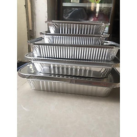 Mua 1 cái khay nhôm kèm nắp (hộp giấy bạc) size vừa  size lớn