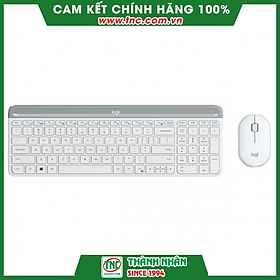 Mua Bộ Bàn phím + Chuột không dây Logitech MK470 màu trắng-Hàng chính hãng