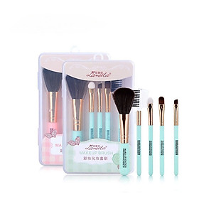 Bộ cọ trang điểm make up 5 chi tiết, dụng cụ trang điểm cá nhân kèm hộp đựng sang trọng món nhỏ gọn, lông mềm mại Cho Lớp Nền Mịn Mướt Cây Cọ Mỹ Phẩm Trang Điểm Để Bàn Tiện Dụng Cho Khuôn Mặt - Màu ngẫu nhiên