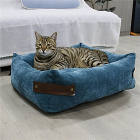 Pet Dog Bed Warm Fluffy Comfy Washable Mattress Cushion Sleep Bag Nest House