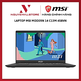Mua Laptop MSI Modern 14 C13M-458VN (i7-1355U  Iris Xe Graphics  Ram 8GB DDR4  SSD 512GB  14 Inch IPS FHD) - Hàng Chính Hãng