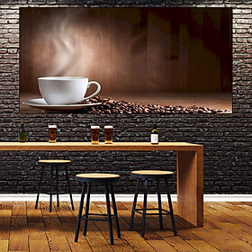 Tranh trang trí tường ly cà phê sớm GDT-39