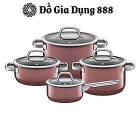 Bộ Nồi Bếp Từ WMF FUSIONTEC, Chất Liệu Thép Không Gỉ, Dẫn Nhiệt Tốt, Dùng Cho Mọi Loại Bếp, Nhập Đức