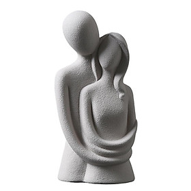 Couple Figurine Hugging Statue Hugged Lover Ornament Home Decoration