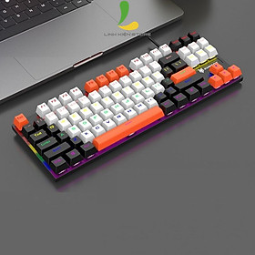 Mua Bàn phím cơ XUNFOX K80 Blue switch - Bàn phím cơ gaming 87 phím kết nối có dây  tích hợp hiệu ứng đèn marquee siêu ngầu - Hàng nhập khẩu