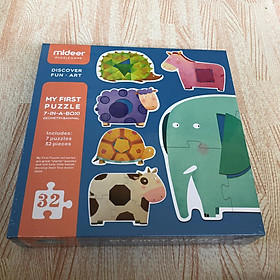Mideer My 1st puzzle 6 in a box - các chủ đề