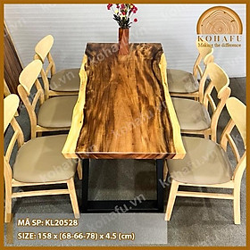 Mua Mặt Bàn Dài Me Tây Tự Nhiên Siêu Vân KL20528