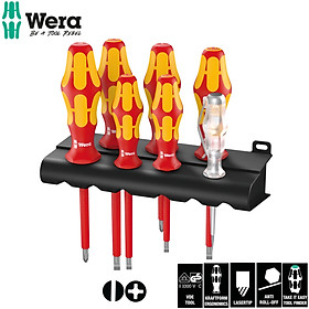 Bộ tua vít cách điện  Wera 7 chiếc  160i/7 rack Wera WERA 05006147001