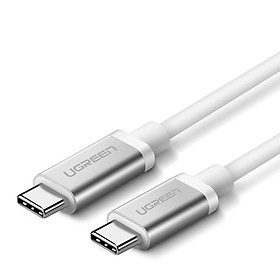 Mua Dây USB Type-C 2 đầu đực truyền dữ liệu và sạc đầu nhôm mạ Nikel (USB 2.0) dài 0.5M UGREEN US161 10677 - Hàng Chính Hãng