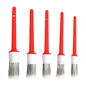 5 Pieces Detailing Brush Set Tools Fit for  Wheel Brush Boats