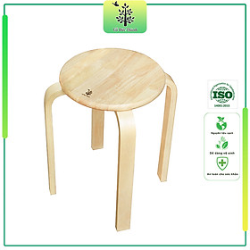 Mua Ghế tròn  chân dẹp | Gỗ Đức Thành 31061 | Đa dụng  chắc chắn | Phù hợp gia đình  quán ăn  quán Cafe