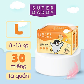 Bỉm Tã quần SUPER DADDY Magic Slim NEW cao cấp Hàn Quốc Full Size L XL BIG