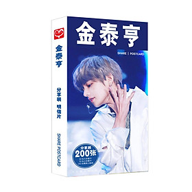 Mua Kpop BTS Postcard V card+sticker