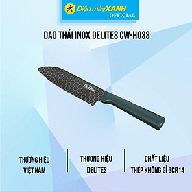 Mua Dao thái inox Delites CW-H033 (Xanh) - Hàng Chính Hãng