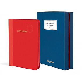 Parisian Chic Notebook (red large)