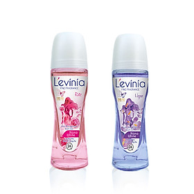 Lăn Khử Mùi NANO Trắng Da & Khử ố vàng áo L'evinia 65g (Combo 2 chai)