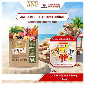 Thức ăn hạt organic cho chó ANF 6FREE VỊ CỪU nhập khẩu hàn quốc 1.6kg