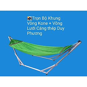 Mua Khung võng sắt Kone sơn tĩnh điện Duy Phương cao cấp  combo khung võng kèm võng lưới giá tốt hàng loại 1