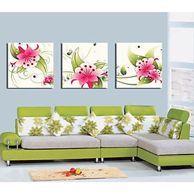 Mua Tranh bộ 3 tấm treo phòng khách  phòng làm việc  sản xuất tranh theo yêu cầu