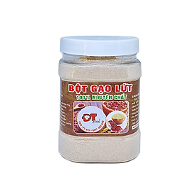 Bột Gạo Lứt Nguyên Chất DTFood 500g | Siêu thực phẩm tốt cho sức khoẻ, phù hợp với người tiểu đường, ăn kiêng, giảm cân