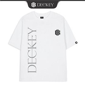 Áo Thun Cotton Unisex Nam Nữ Form Rộng DECKEY LOGO