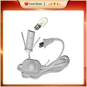 Mua Bộ Dây Điện - Dimer - Bóng Đèn Sợ Tóc Cho Đèn Đá Muối Và Hộp Đá Muối Himalaya Love Stone