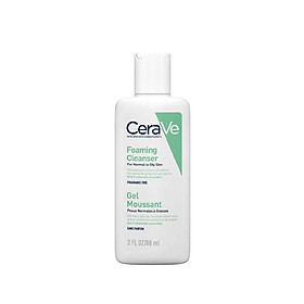 Sữa Rửa Mặt Giúp Làm Sạch Sâu Dành Cho Da Dầu Cerave Foaming Cleanser 88ml