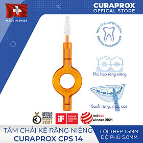 Tăm chải kẽ cho răng niềng Curaprox CPS 14 cây lẻ