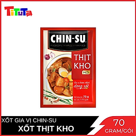 Gia vị CHIN-SU Hoàn chỉnh Xốt thịt kho Gói 70g
