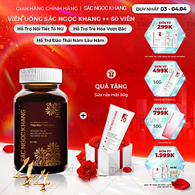 Viên Uống Sắc Ngọc Khang ++ chống lão hóa da, giảm nám, tàn nhang cao cấp (Hộp 60 Viên)