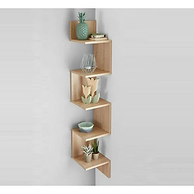 Kệ Gỗ Treo Góc Tường 5 Tầng Juno Sofa CTKT411 KT 125x25x25cm