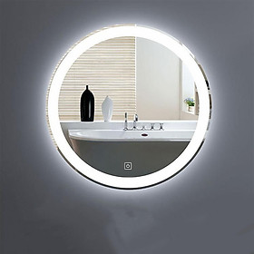 Mua Gương đèn LED tròn đường kính 60cm  Bật tắt cảm ứng chạm