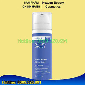 Kem dưỡng tái tạo da Paula's Choice chống lão hóa Resist Barrier Repair Moisturizer Skin Remodeling omplex 50ml