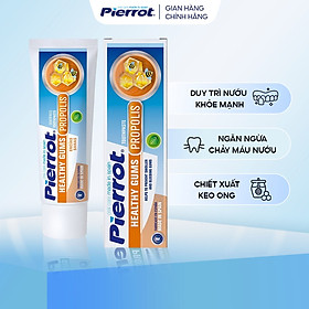 [ MUA 2 TẶNG 1 HỘP BÔNG TĂM CARE4U ] Kem đánh răng Pierrot keo ong chắc khỏe nướu 75ML