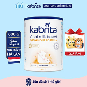 [TẶNG BALO] Sữa dê Kabrita số 3 cho trẻ trên 24 tháng - Lon 800g
