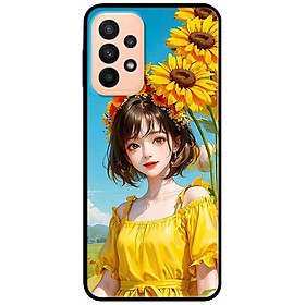 Ốp lưng cho Samsung A13 4G - A33 5G - A53 - A13 5G - Cô Gái Áo Vàng Hoa HD - Hàng Chính Hãng
