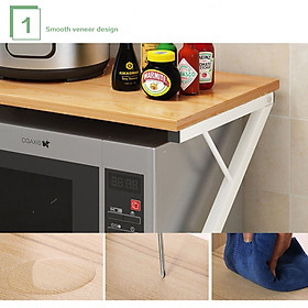 Kệ lò vi sóng - kệ lò nướng chữ Z-H mặt gỗ MDF NewLife
