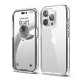 Ốp lưng Elago Hybrid Case dành cho iPhone 14/14 Plus/14 Pro/14 Pro Max- Siêu Trong Suốt Chống Ố Vàng - Hàng Chính Hãng