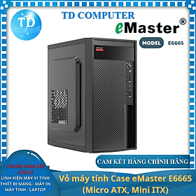 Hình ảnh Vỏ máy tính Case eMaster E6665 (Micro ATX, Mini ITX) - Hàng chính hãng Hằng Thịnh phân phối