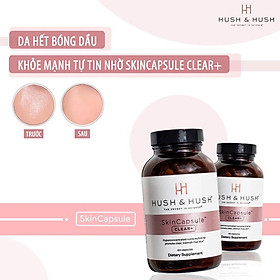 HÀNG NHẬP KHẨU - Viên Uống Ngăn Ngừa Giảm Mụn Image Skincare Hush & Hush SkinCapsule Clear+ Hộp 60 Viên