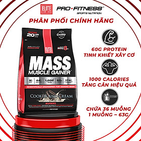 Sữa Tăng Cân Elite Labs Mass Muscle Gainer 20lbs (9kg)